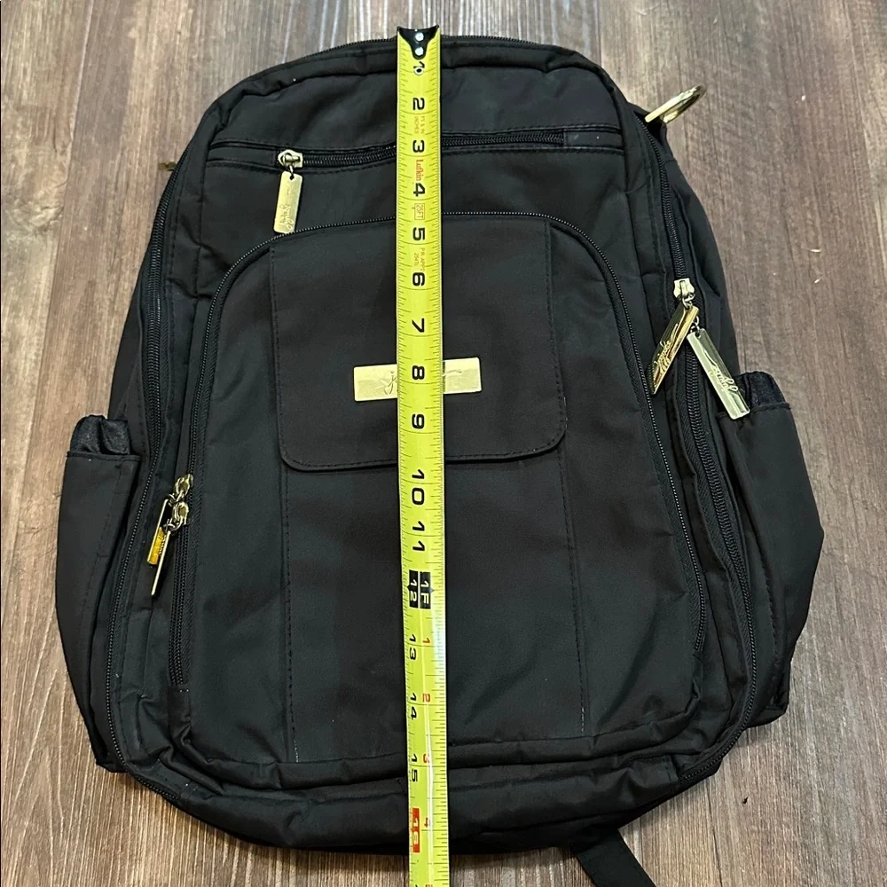 Jujube Backpack Diaper Bag Black & Gold‎ with 2 pouches